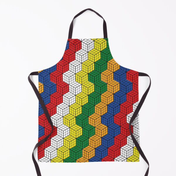 Item preview, Funky colorfull cubes pattern designed and sold by DESPERATEANDY.