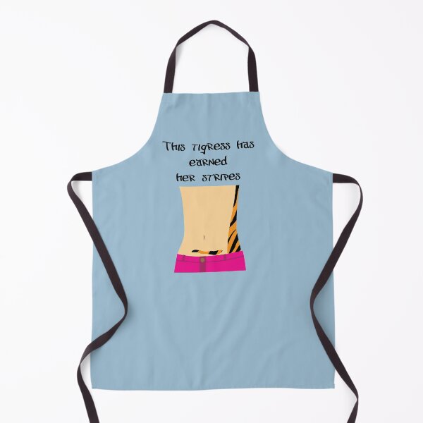 Item preview, Baby Blue Mom Body Positive Self-Love Stretch Mark Tiger Strip women empowerment design designed and sold by sinceanna.