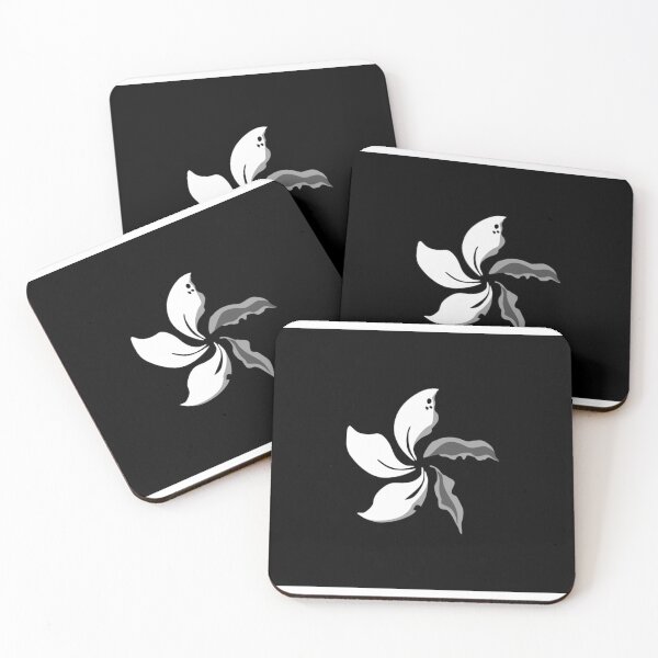 Item preview, Wilted Black Bauhinia Flag of Hong Kong designed and sold by newmovement.