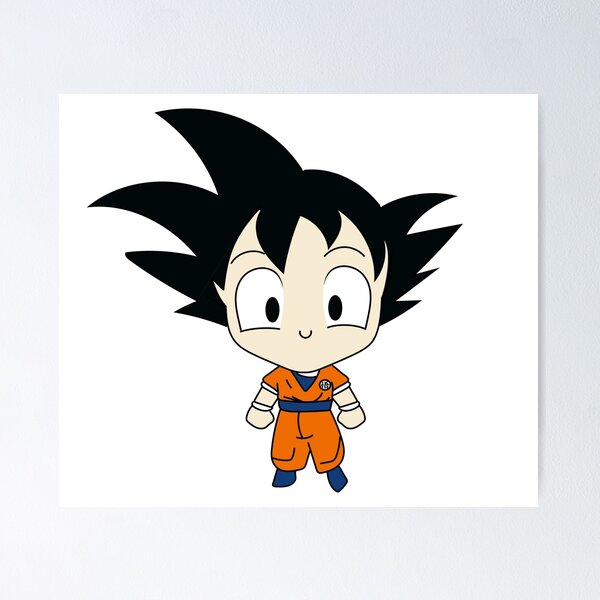 Goku Realistic Super Saiyan Blue Kawaii Chibi Graphic · Creative