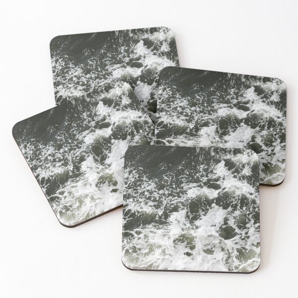 Item preview, Dark Blue Ocean Water with white foaming Waves designed and sold by frankheights.