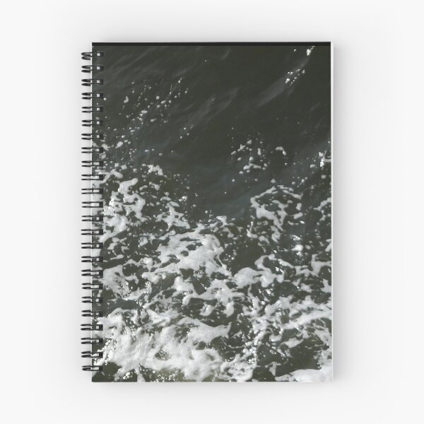 Item preview, Dark Blue Ocean Water with white foaming Waves designed and sold by frankheights.