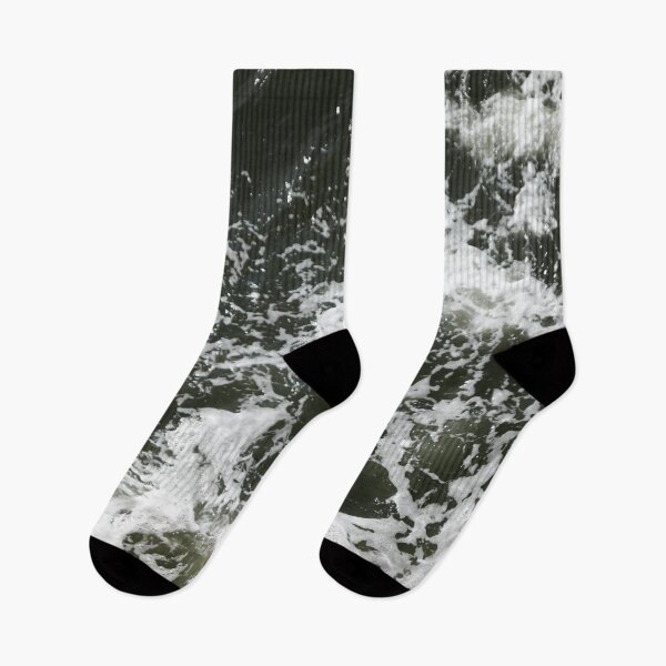 Item preview, Dark Blue Ocean Water with white foaming Waves designed and sold by frankheights.