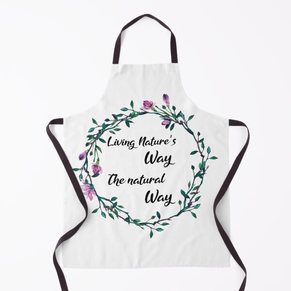 Item preview, Green and Purple Holistic Life Mantra, Living Nature Way the Natural Way design designed and sold by sinceanna.