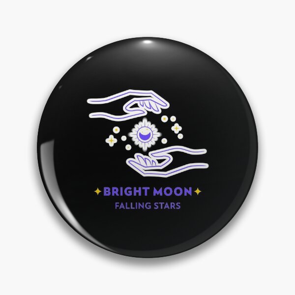 Item preview, Bright Moon Falling Stars designed and sold by BlueCloverTrend.