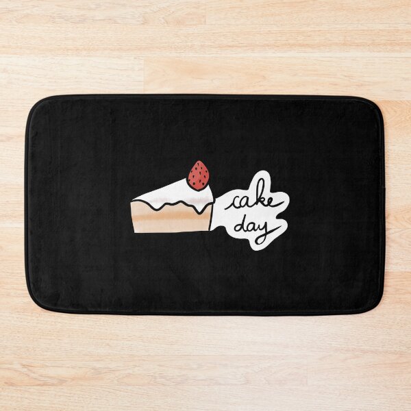 Item preview, Cake Day Cute Coffee Dates Cute Cake Lovers Gift Strawberry Cake Shortcake Yummy Pastry Delicious Cake Foodie Gift Let Them Eat Cake with a Cup of Coffee Delicious Yummy Frosting for High Tea Cute designed and sold by Nathalie Aynié.
