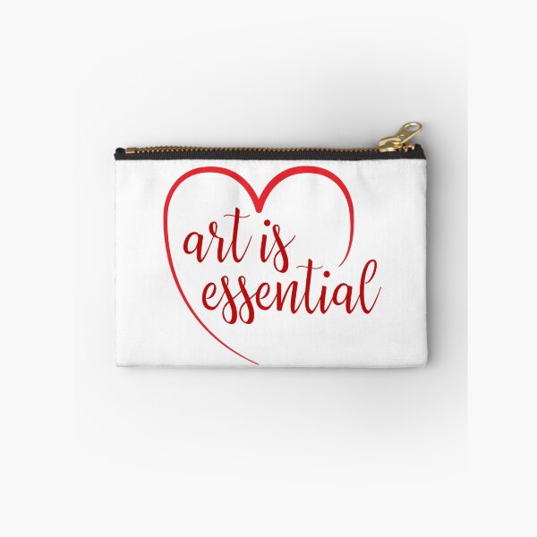 Item preview, art is essential - heart  designed and sold by introvertcafe.