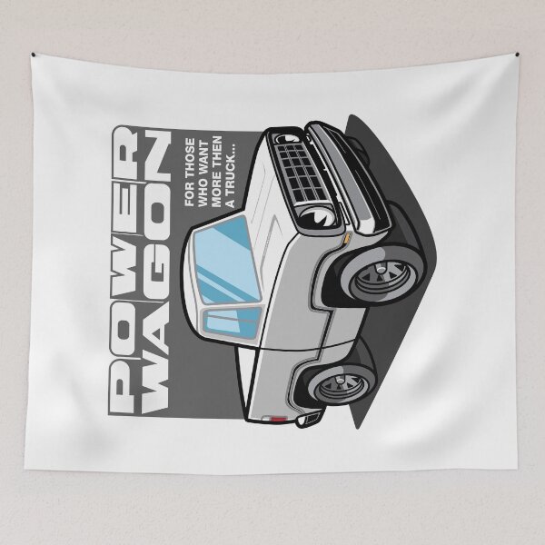 Item preview, White - Power Wagon designed and sold by Justin Ellis.