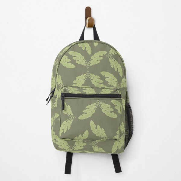 Item preview, Monochromatic Green Exotic Banana Leaves Pattern  designed and sold by sinceanna.