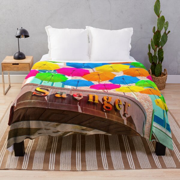 Umbrella Project Throw Blanket