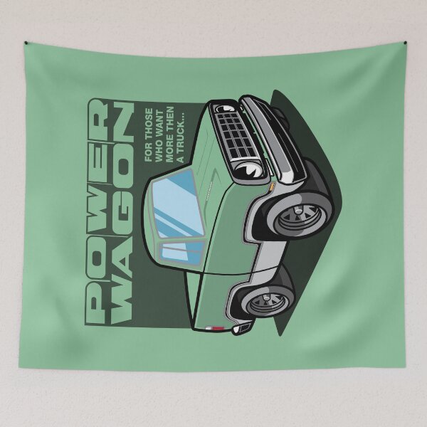 Item preview, Light Green - Power Wagon (White Base) designed and sold by Justin Ellis.