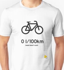 Bike : Zero liters per 100 km Unisex T-Shirt