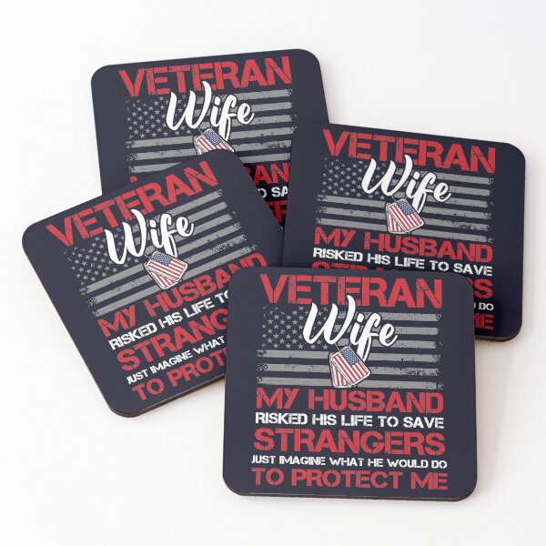 Item preview, Veteran Wife My Husband Risked His Life To Save Strangers designed and sold by mmos.