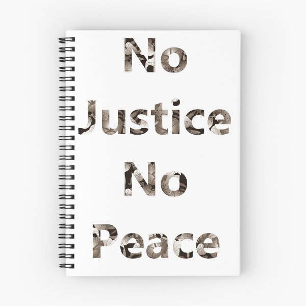 Item preview, No Justice No Peace - Gray Floral designed and sold by mikaylawiser.