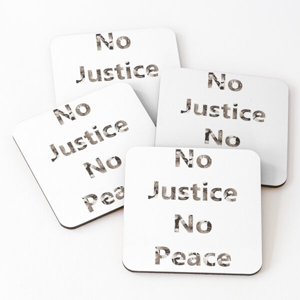 Item preview, No Justice No Peace - Gray Floral designed and sold by mikaylawiser.