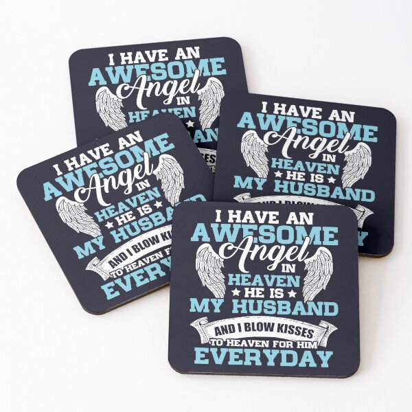 Item preview, I Have an Awesome Angel In Heaven, He is My Husband Wife designed and sold by mmos.