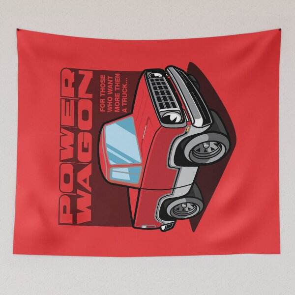 Item preview, Bright Truck Red - Power Wagon (White Base) designed and sold by Justin Ellis.