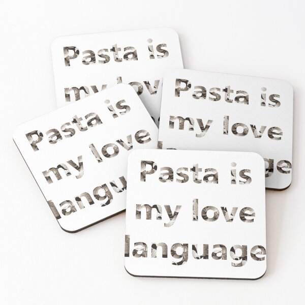 Item preview, Pasta is my Love Language - Gray Floral designed and sold by mikaylawiser.