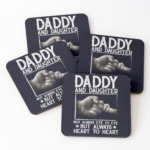 Item preview, Daddy and Daughter Not Always Eye to Eye But Always Heart to Heart Fathers day designed and sold by mmos.