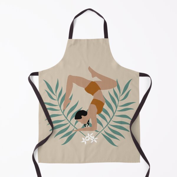 Item preview, Yoga girl in tropical vibes designed and sold by aziulmarinho.