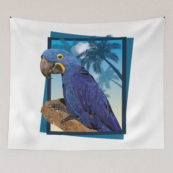 Item preview, Hyacinth macaw designed and sold by obscurite.