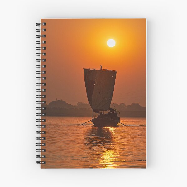 Item preview, Sailing down the Ganges at Sunset designed and sold by photograham.