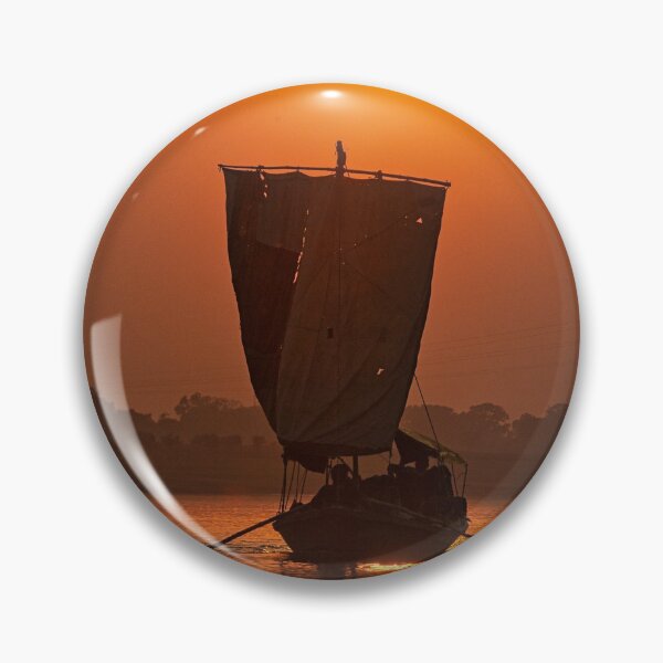 Item preview, Sailing down the Ganges at Sunset designed and sold by photograham.