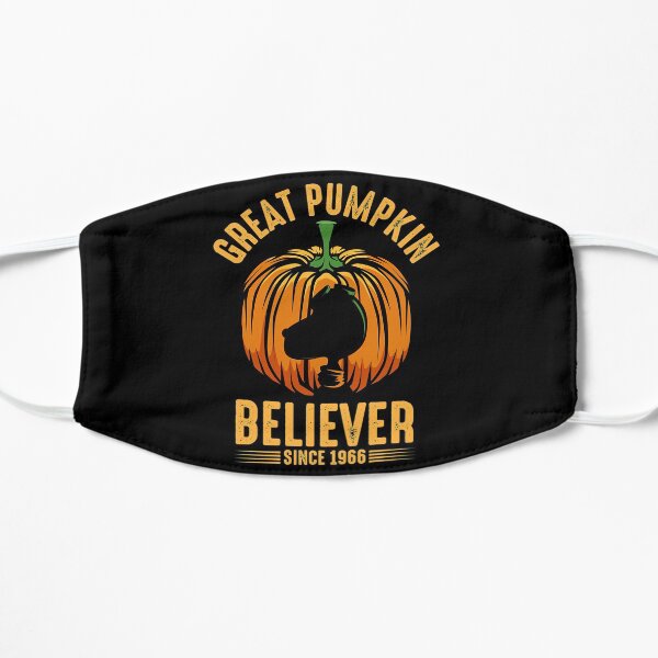 Snoopy Great Pumpkin Believer Citations d'Halloween effrayantes drôles Masque sans plis
