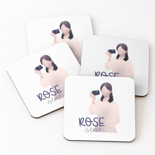 Item preview, Yoohyeon R.o.S.E. Blue Sticker designed and sold by rayajournals.