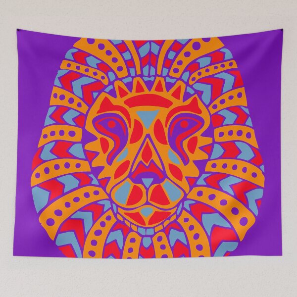 Item preview, Abstract Lion Design #8 designed and sold by Rockett Graphics.