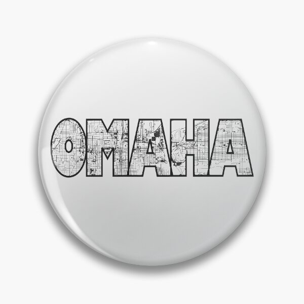 Item preview, Omaha, Nebraska Street Map designed and sold by thestreetslocal.