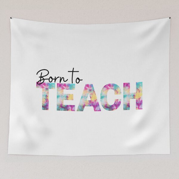 Item preview, Born to Teach, Multicolor designed and sold by abigailbaughan.