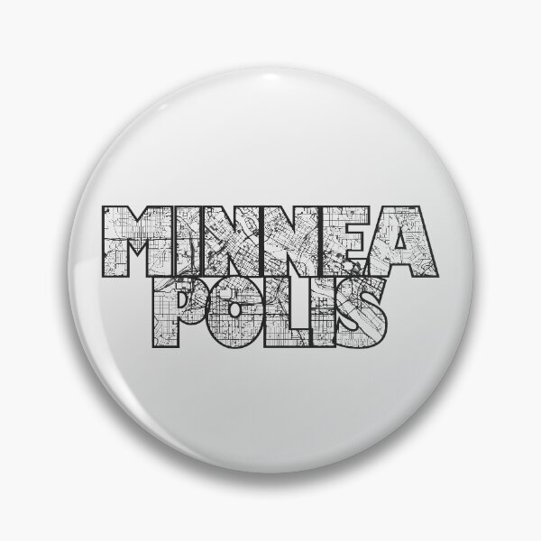 Item preview, Minneapolis, Minnesota Street Map designed and sold by thestreetslocal.