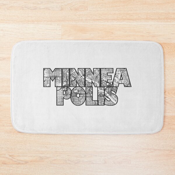 Item preview, Minneapolis, Minnesota Street Map designed and sold by thestreetslocal.