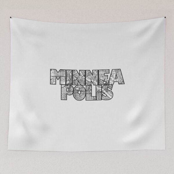 Item preview, Minneapolis, Minnesota Street Map designed and sold by thestreetslocal.