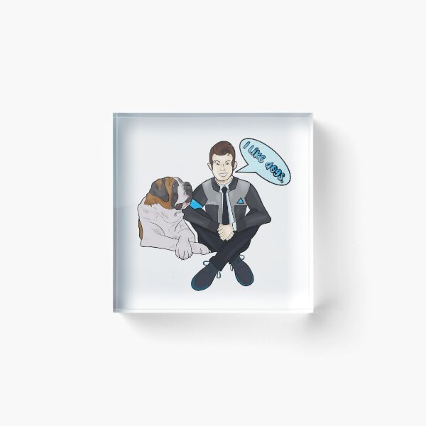 Item preview, Connor from Detroit: Become Human - I Like Dogs designed and sold by josiesuelupin.