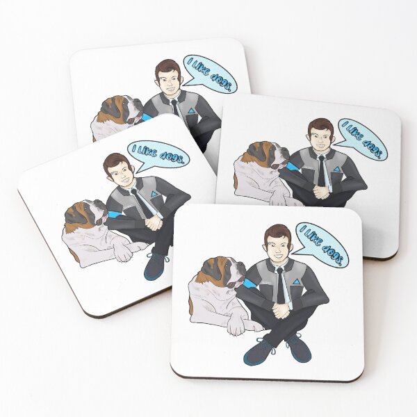 Item preview, Connor from Detroit: Become Human - I Like Dogs designed and sold by josiesuelupin.