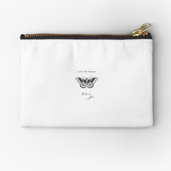 hs tattoo and quote Zipper Pouch