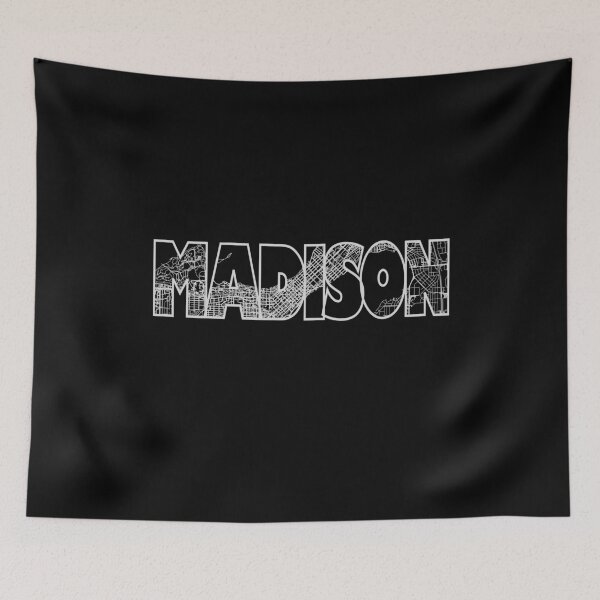 Item preview, Madison Wisconsin Street Map designed and sold by thestreetslocal.