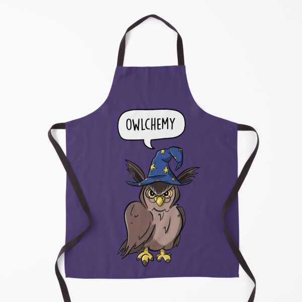Item preview, Owlchemy - Wizard Owl Alchemy Cartoon Pun designed and sold by LEFDDesigns.