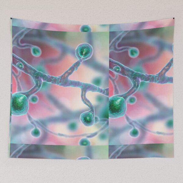 Item preview, NEAT BLASTOMYCES FUNGUS MICROSCOPIC IMAGE PHOTO...Micro designed and sold by Hippiesole.