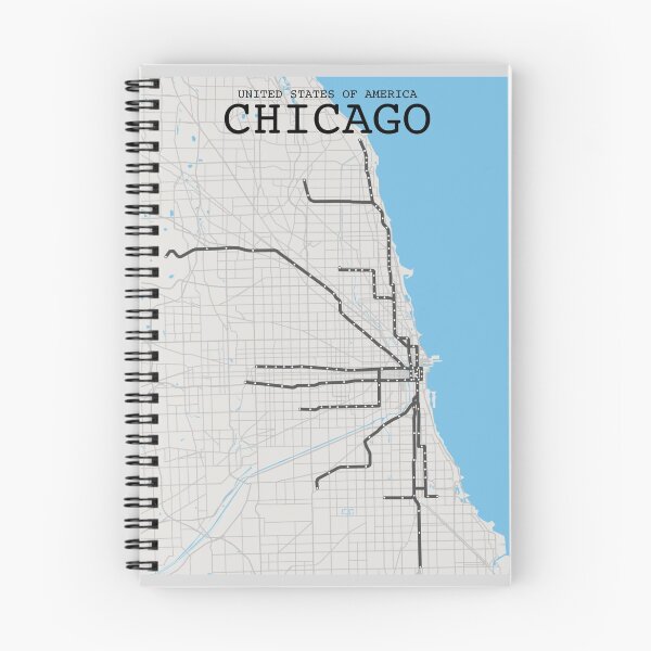 Item preview, Chicago Grey Transit Network designed and sold by CPTVDesign.