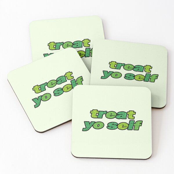 Item preview, treat yo self (parks and rec pack) designed and sold by Jenna Gardner.