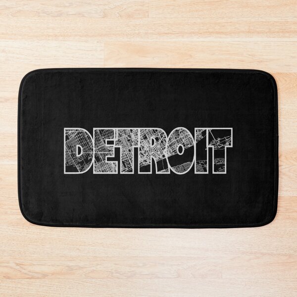 Item preview, Detroit Michigan Street Map designed and sold by thestreetslocal.
