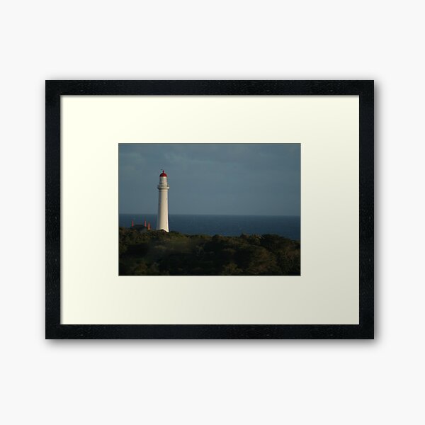 Split Point Lighthouse Framed Art Print