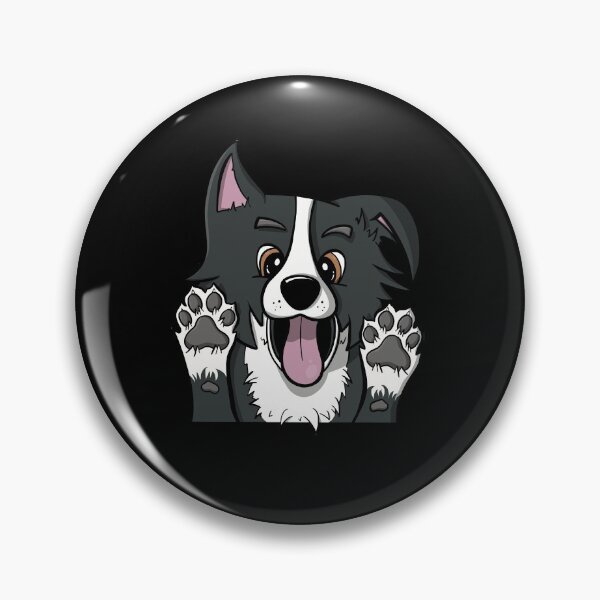 Item preview, Border Collie - Cute Cartoon Dog (Black) designed and sold by LEFDDesigns.