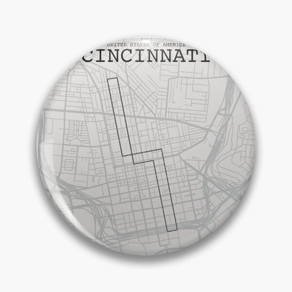 Item preview, Cincinnati Grey Transit Network designed and sold by CPTVDesign.
