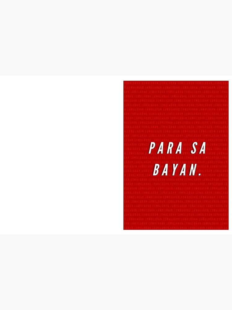 Filipino Para Sa Bayan Red
