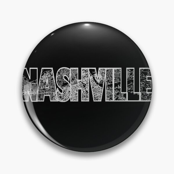 Item preview, Nashville, Tennessee Street Map designed and sold by thestreetslocal.