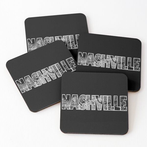 Item preview, Nashville, Tennessee Street Map designed and sold by thestreetslocal.